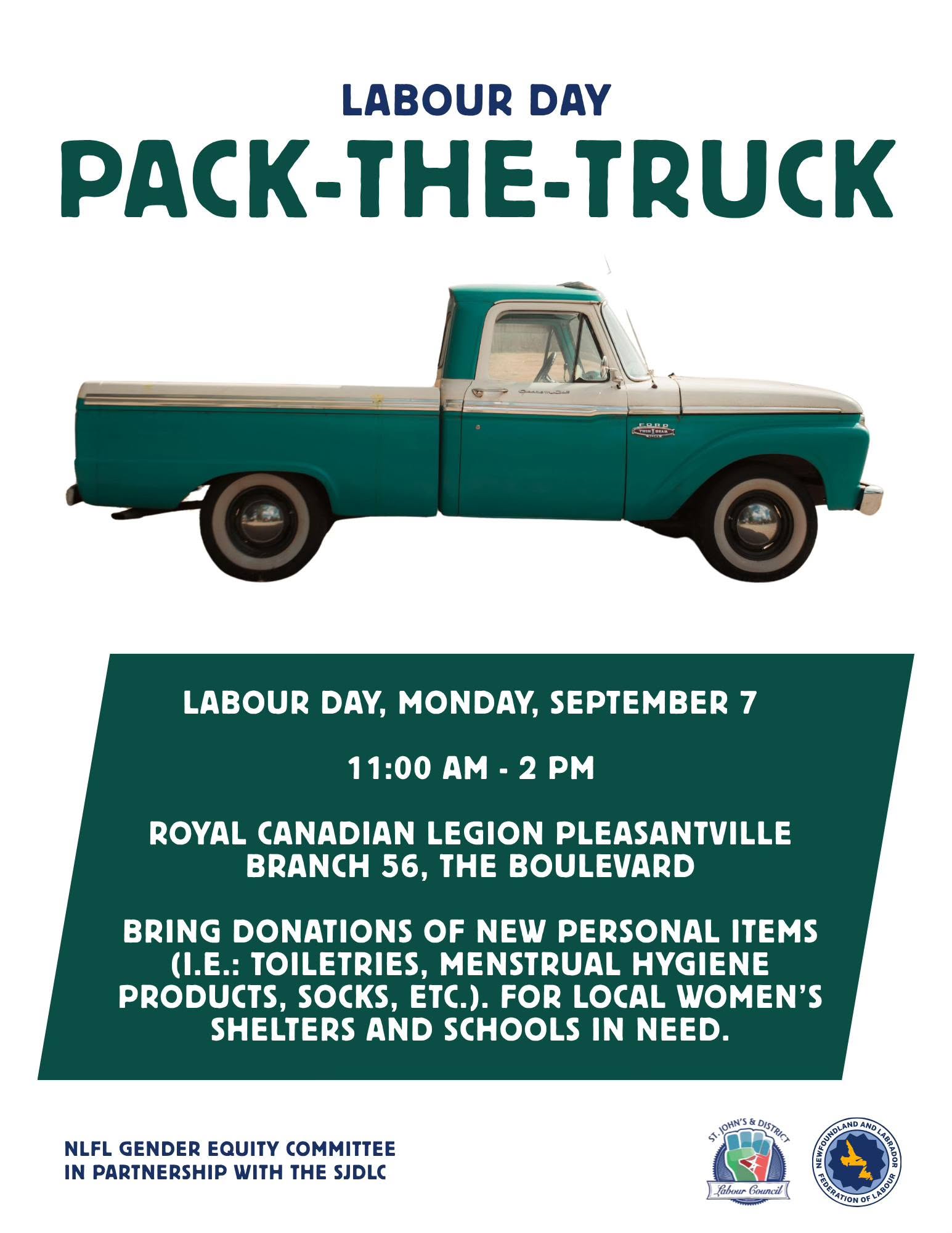 Labour Day Union Walk - St. John’s District Labour Council @ Royal Canadian Legion Branch No. 56